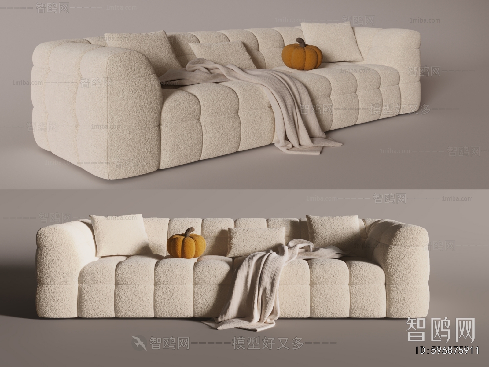 Modern Multi Person Sofa