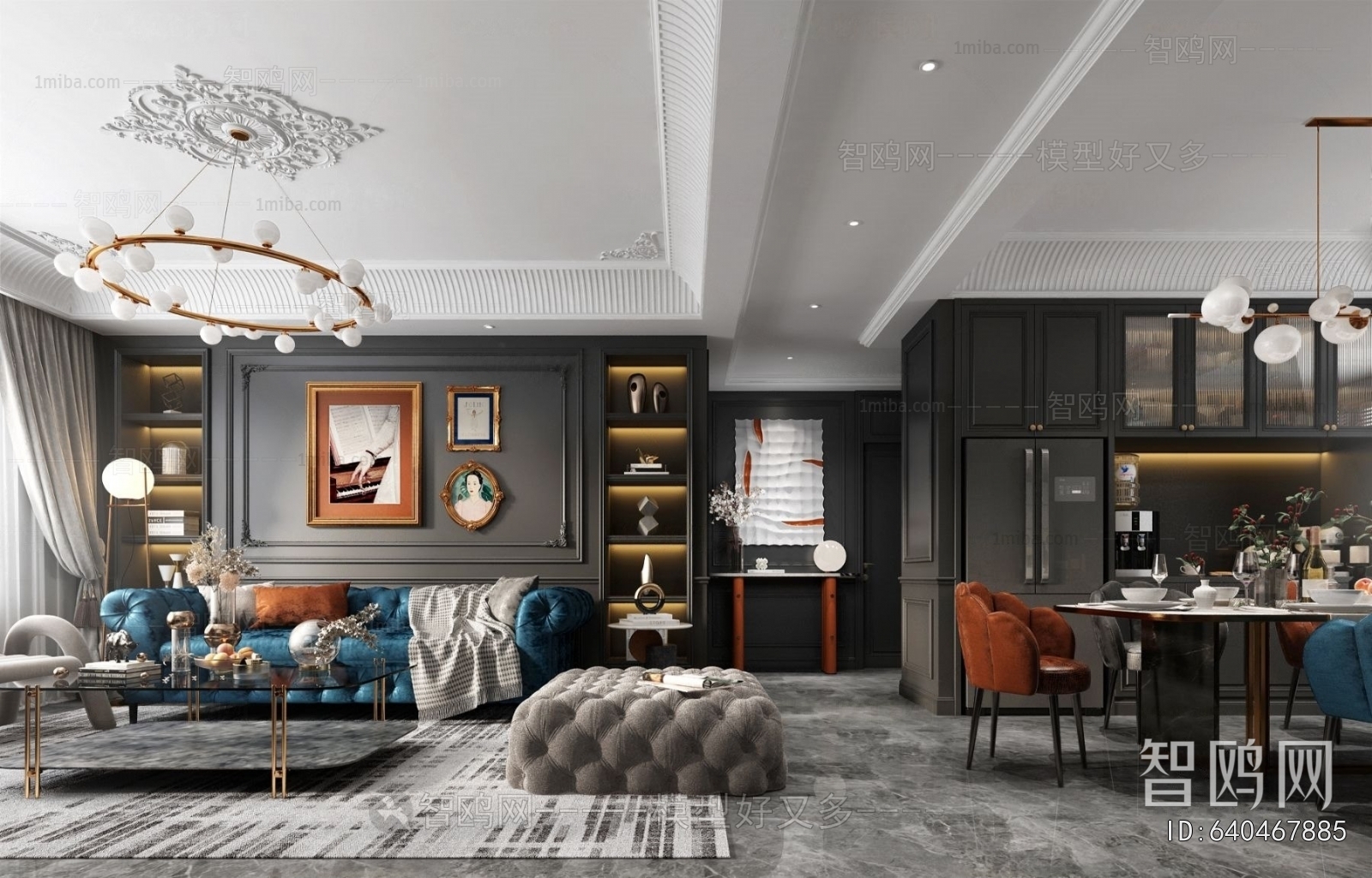 French Style A Living Room