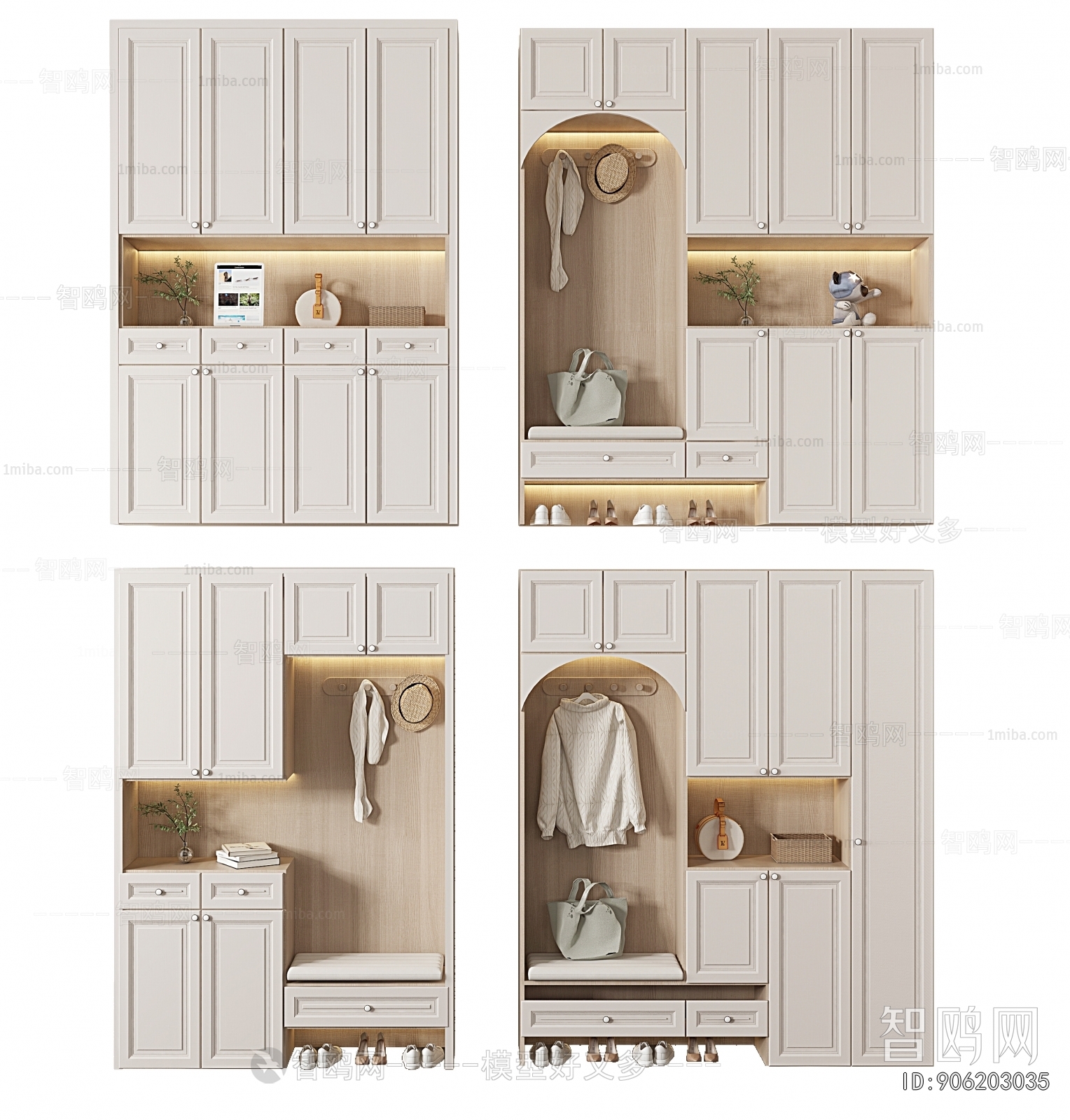 Simple European Style Shoe Cabinet