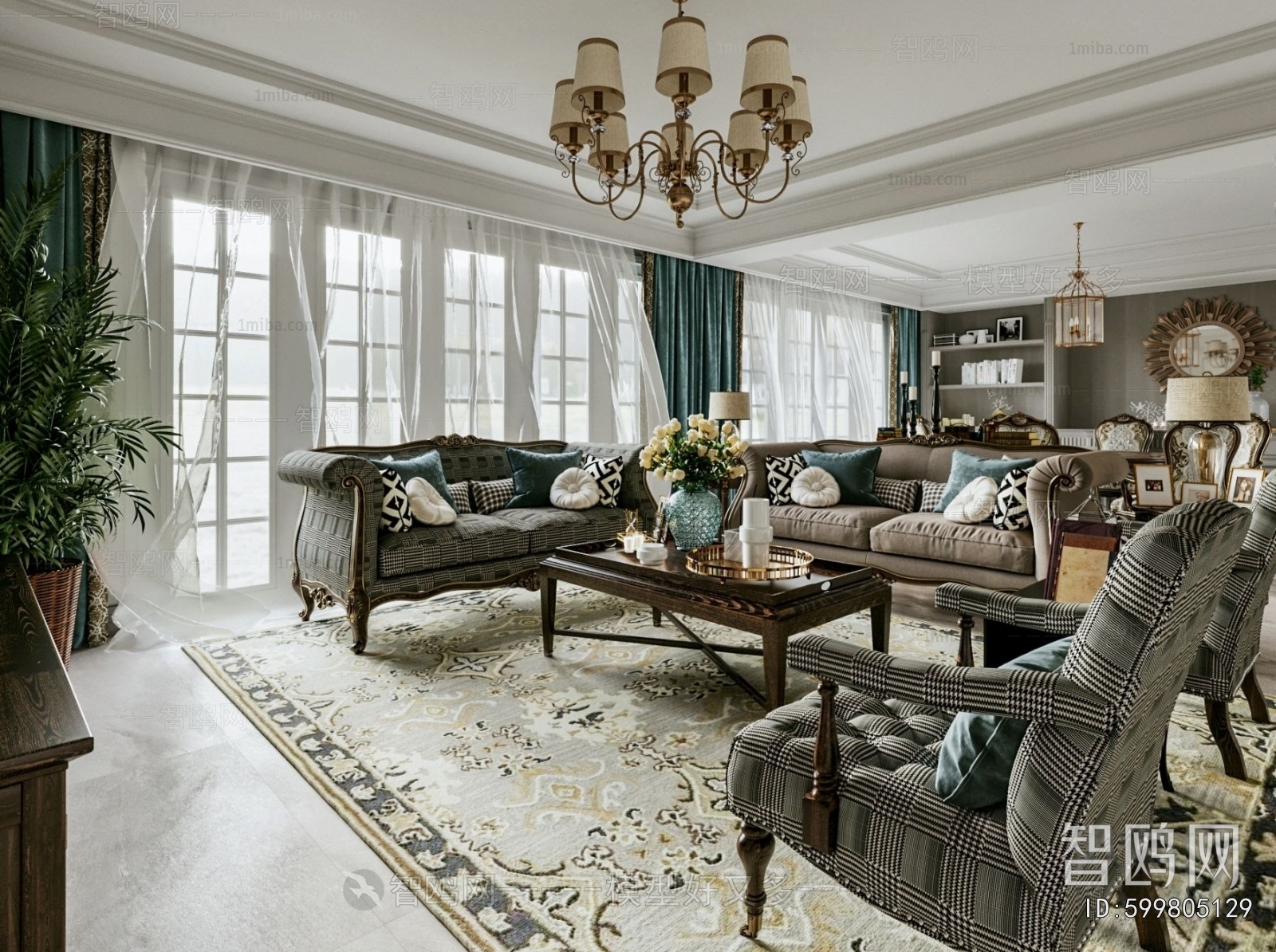 European Style A Living Room