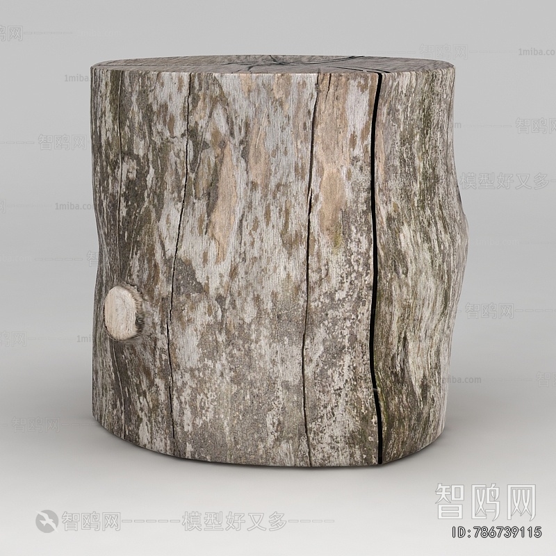 Wabi-sabi Style Stool