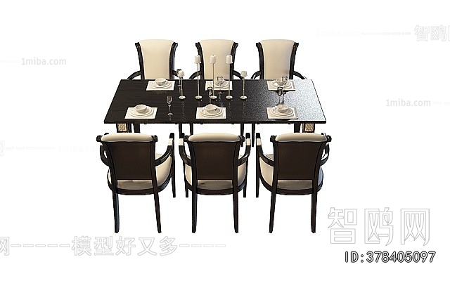 American Style Dining Table And Chairs