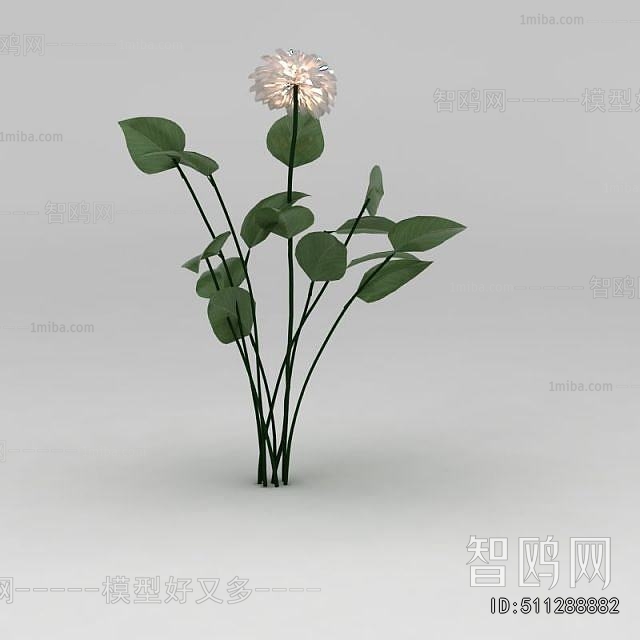 Modern Flowers And Grass