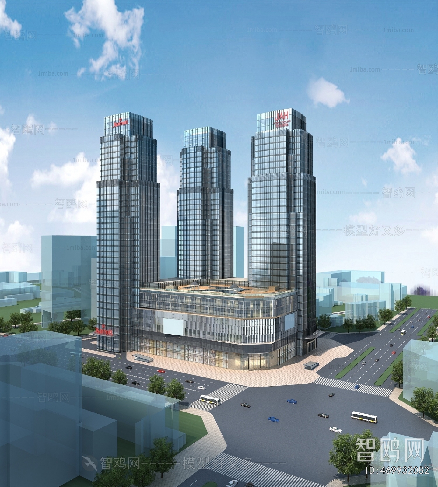 Modern Appearance Of Commercial Building