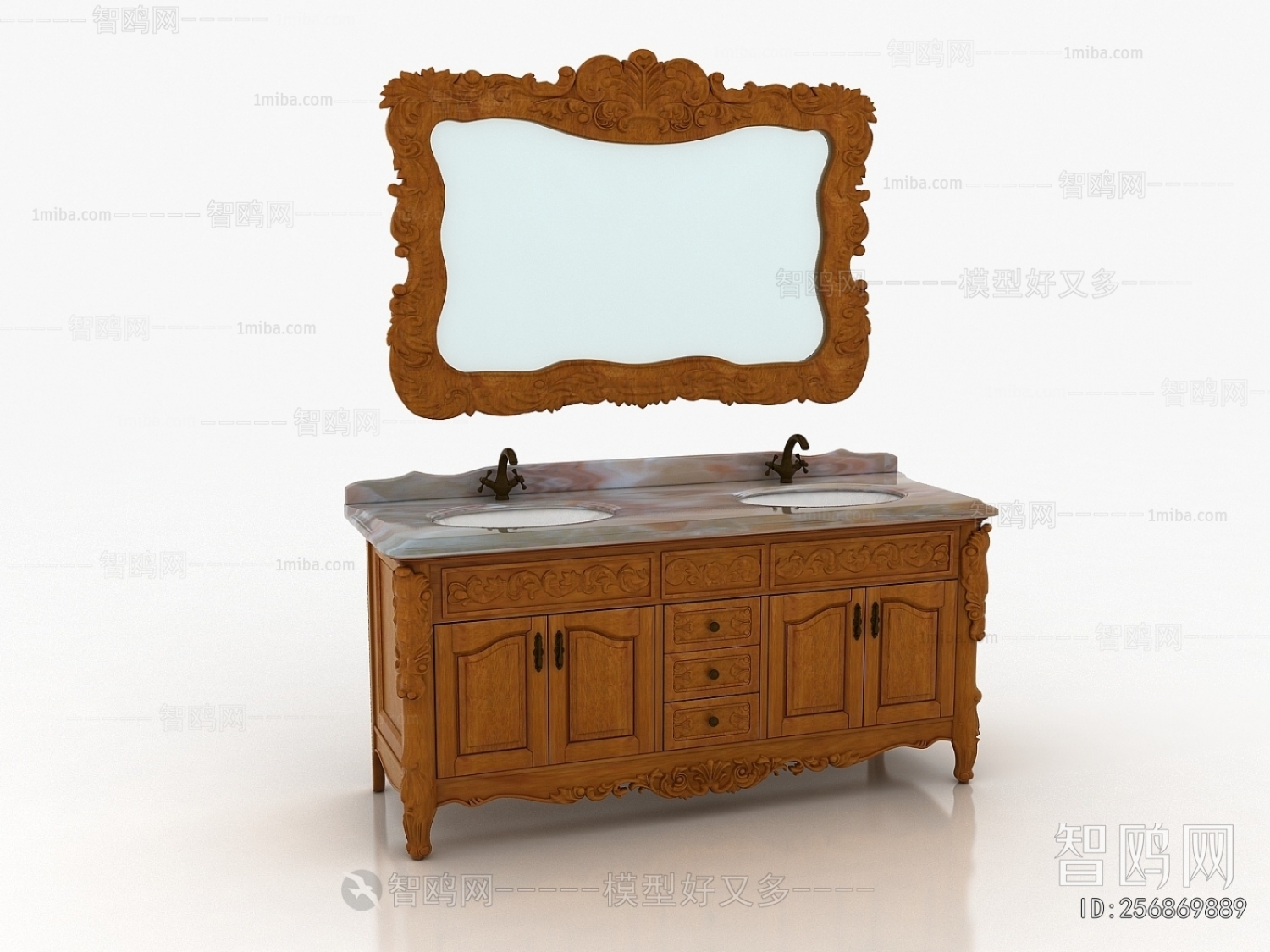 European Style Bathroom Cabinet