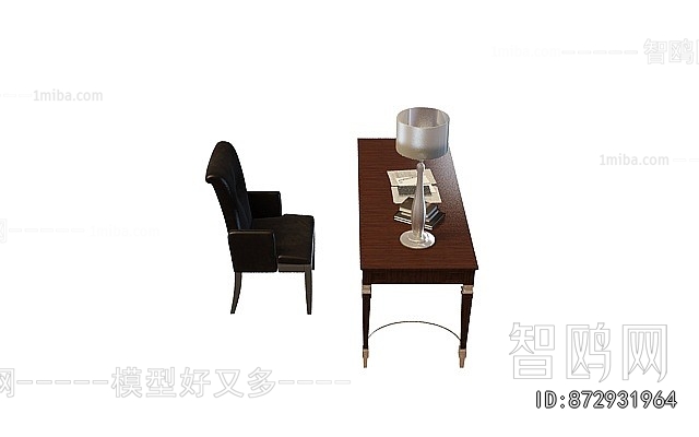 French Style Computer Desk And Chair