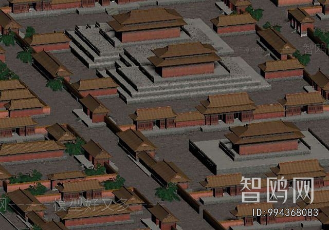 Chinese Style Ancient Architectural Buildings