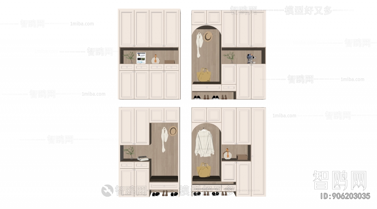 Simple European Style Shoe Cabinet