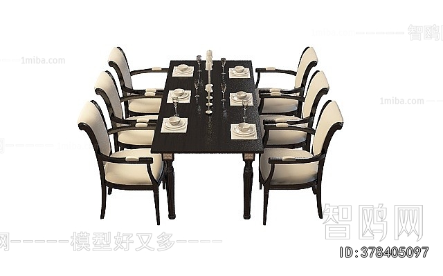 American Style Dining Table And Chairs