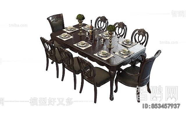 American Style Dining Table And Chairs