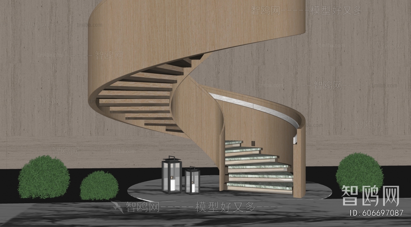 Modern Rotating Staircase