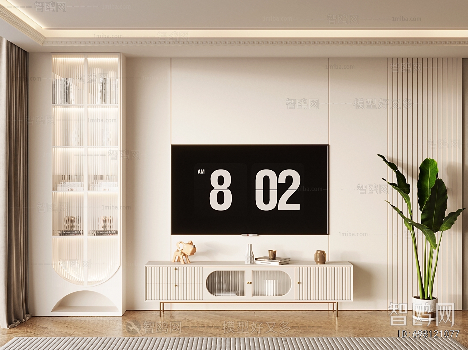 French Style TV Wall