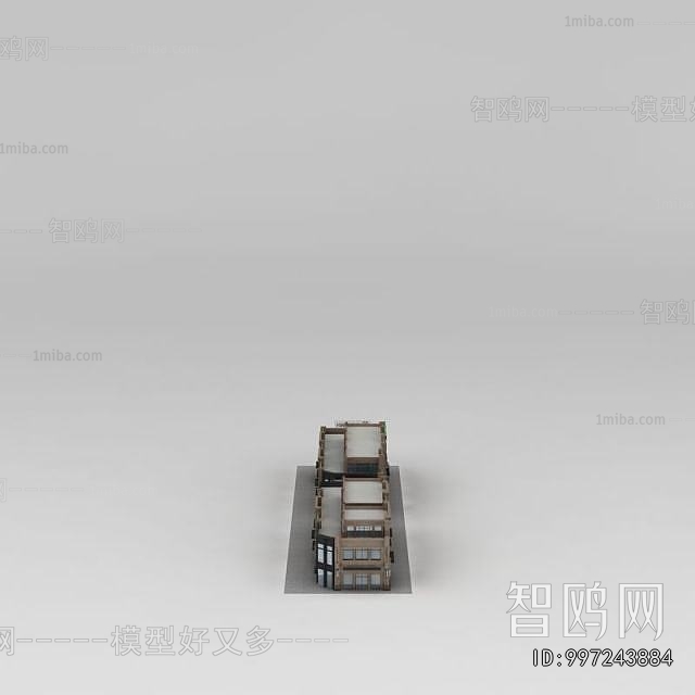 Simple European Style Appearance Of Commercial Building