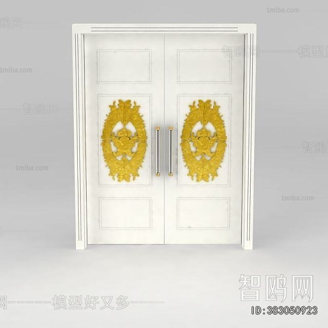Simple European Style Double Door