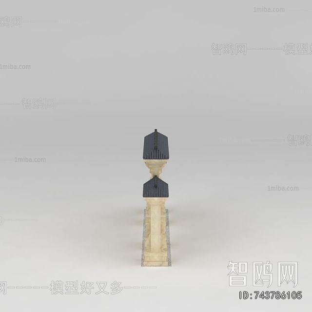 Simple European Style Facade Element