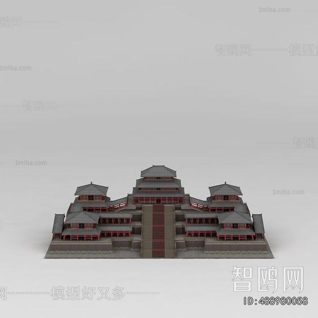 Chinese Style Ancient Architectural Buildings