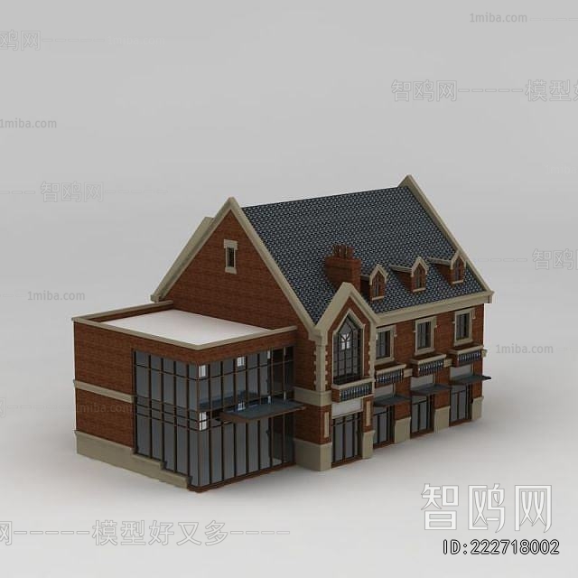 European Style Appearance Of Commercial Building