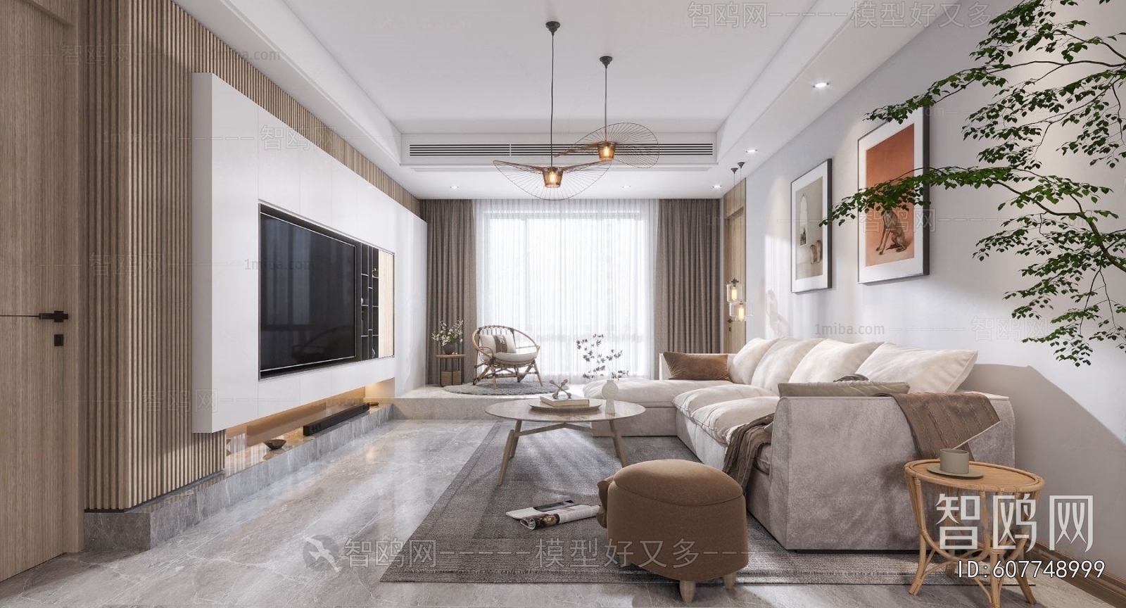 Nordic Style A Living Room