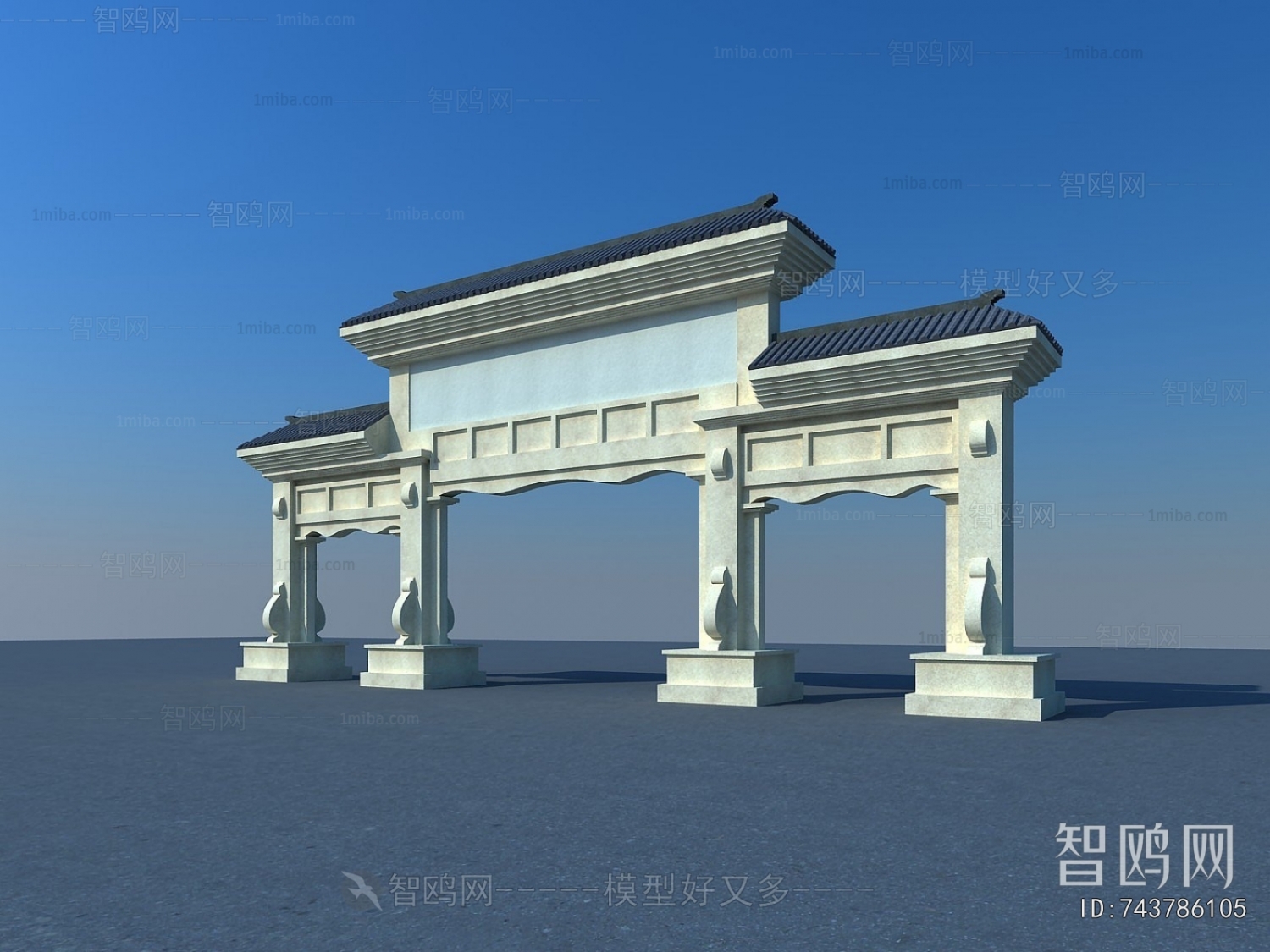 Simple European Style Facade Element