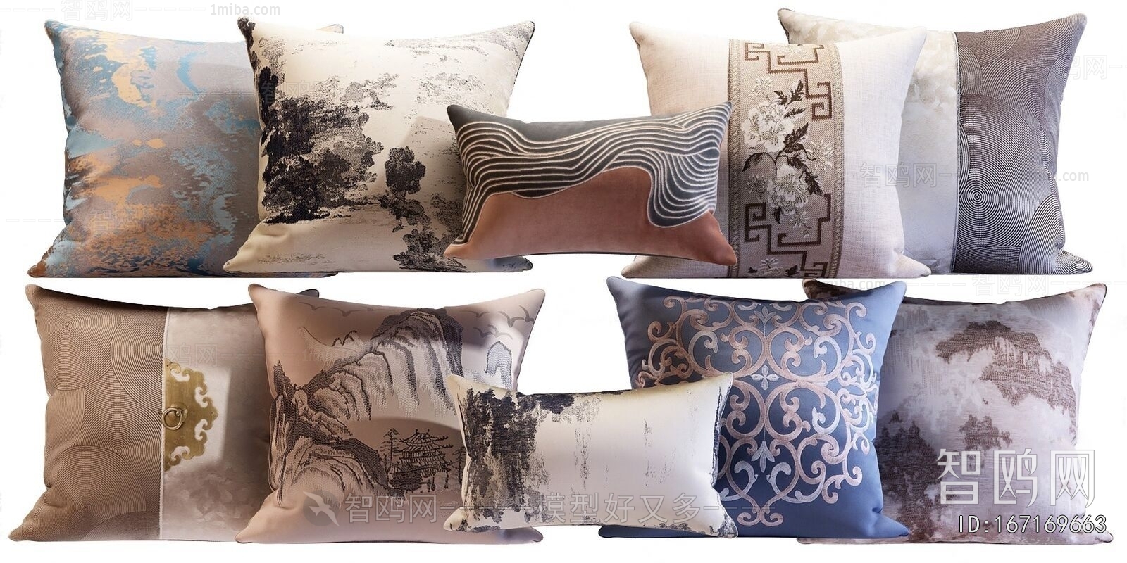 New Chinese Style Pillow