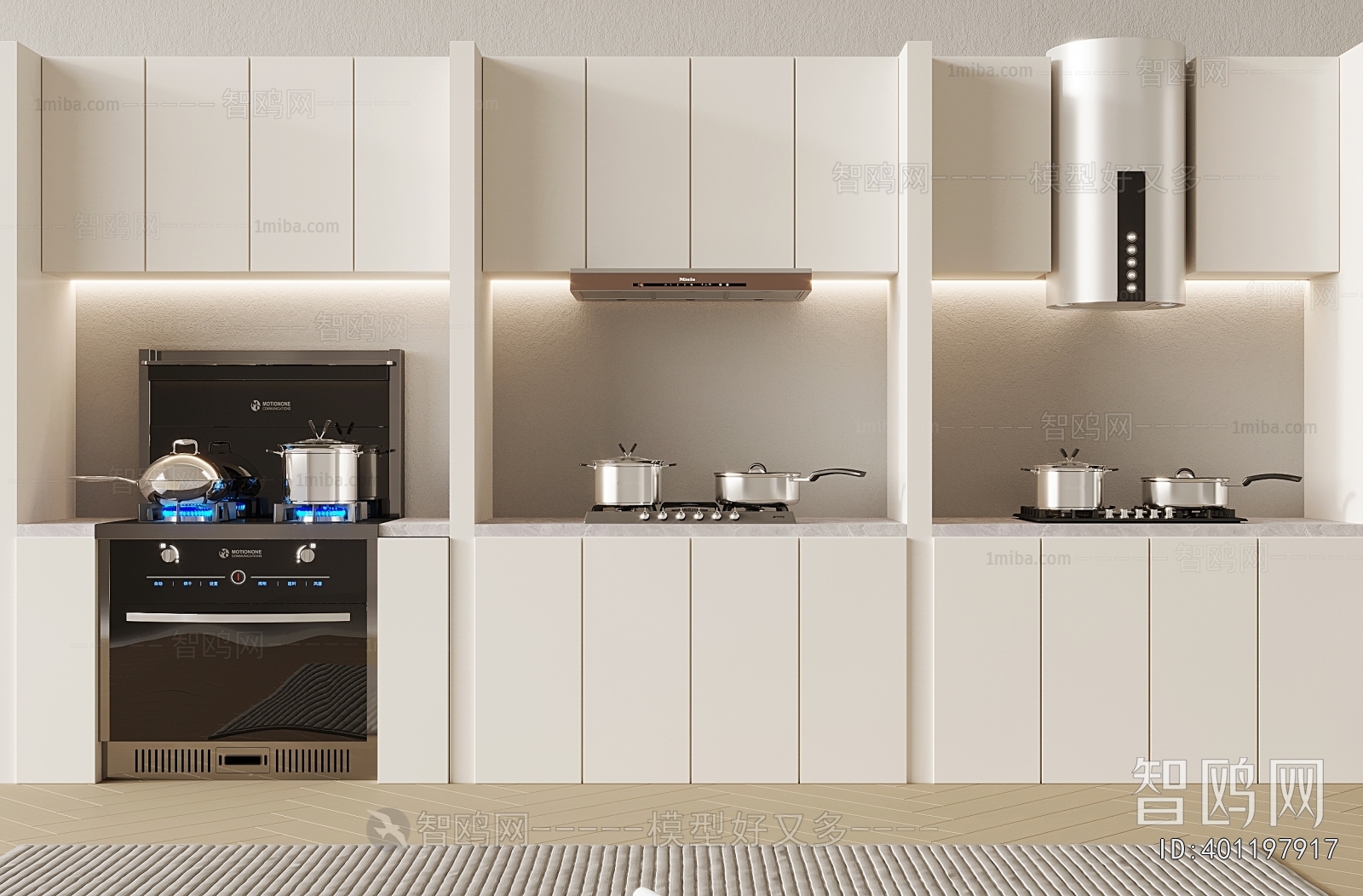 Modern Kitchen Electric Gas Range