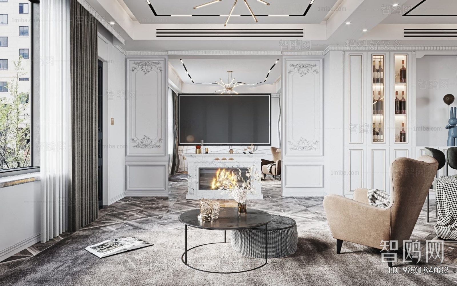 French Style A Living Room