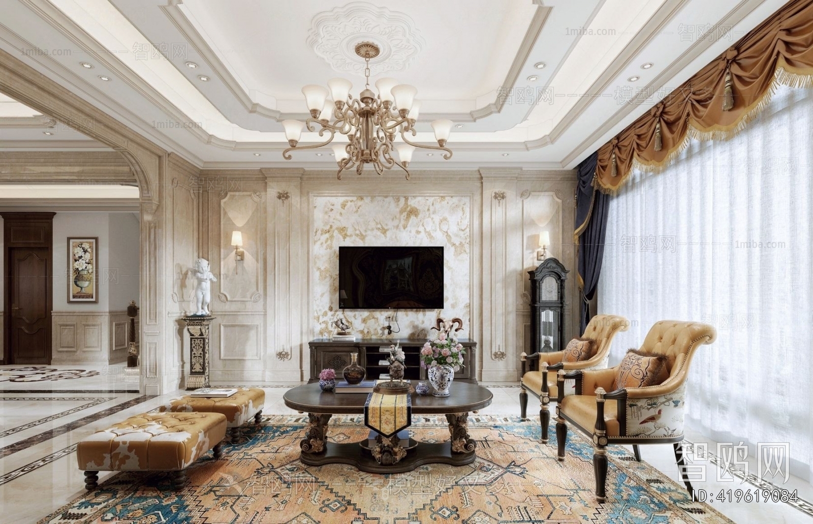 European Style A Living Room