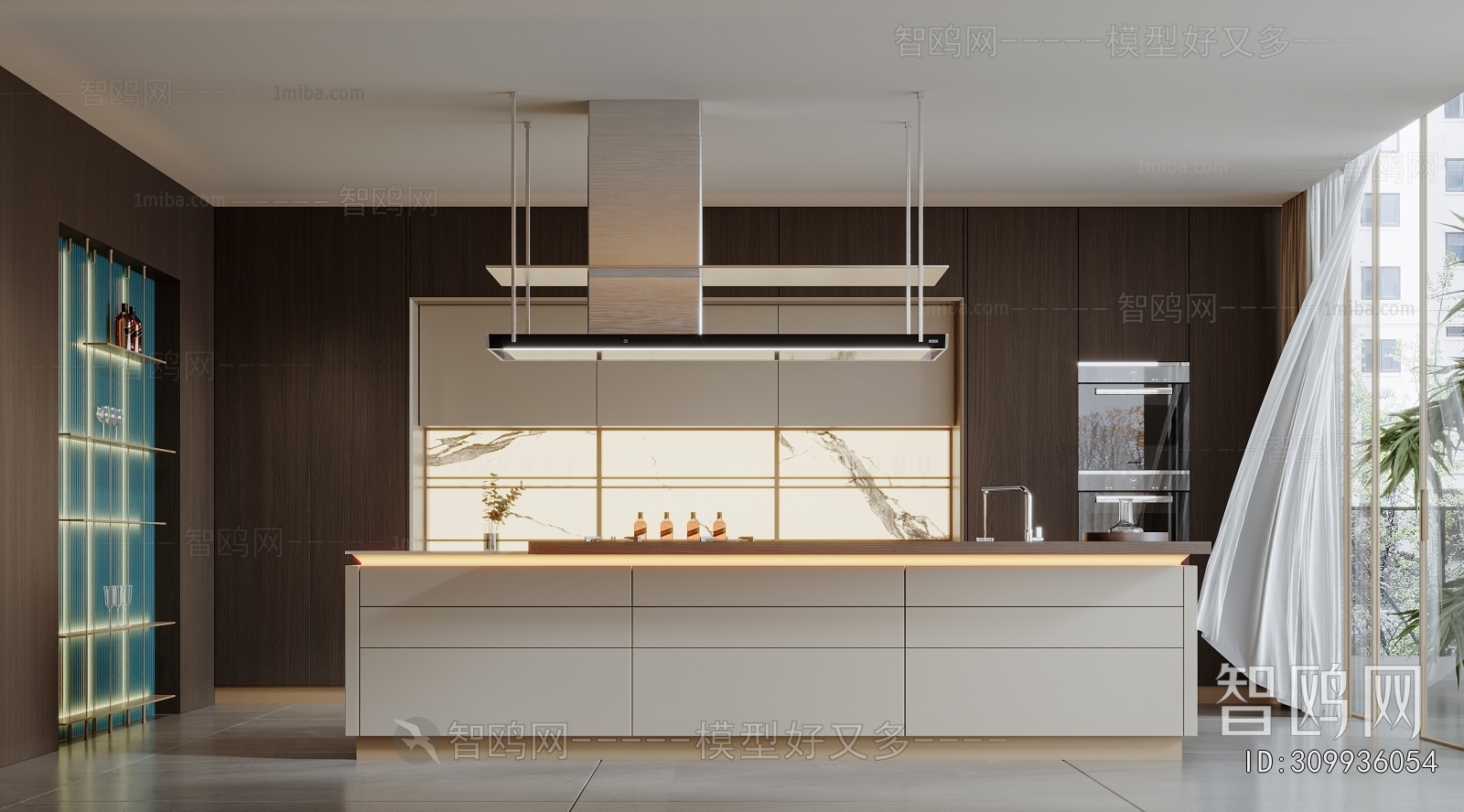 Modern Open Kitchen