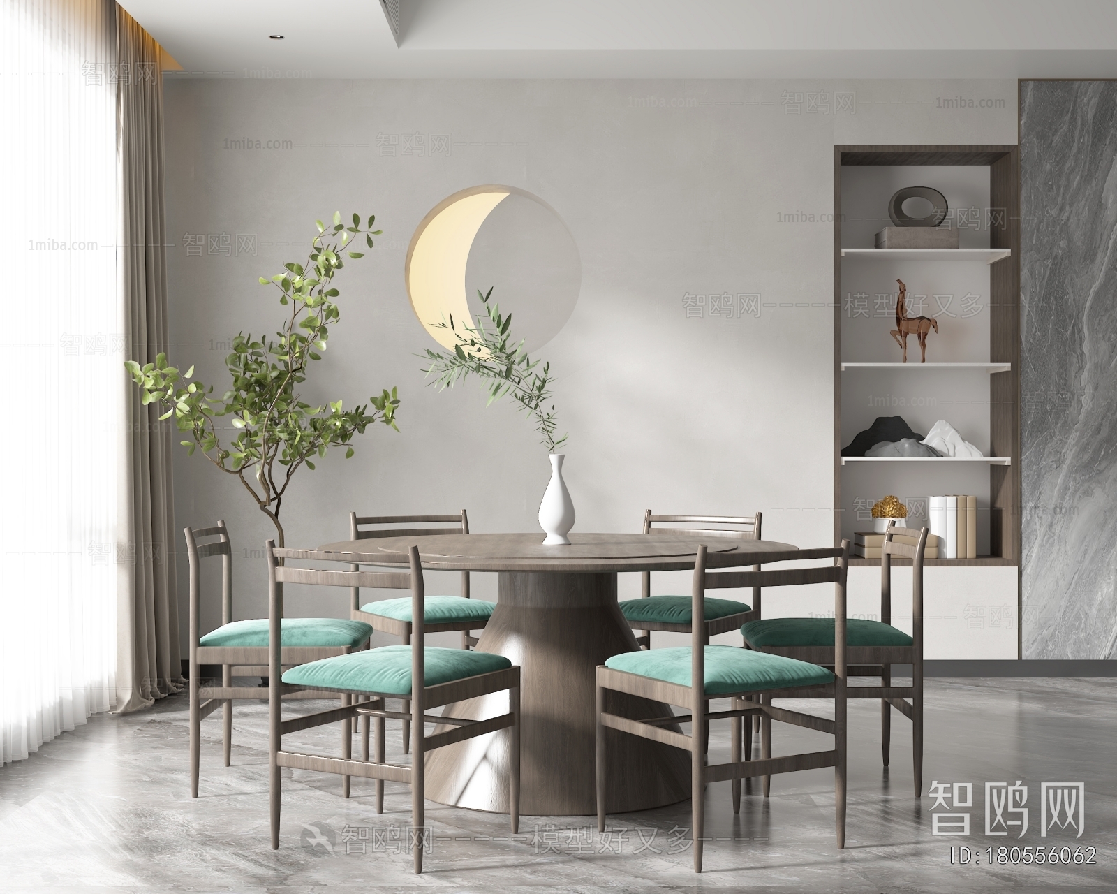 New Chinese Style Dining Room
