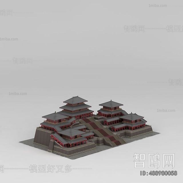 Chinese Style Ancient Architectural Buildings
