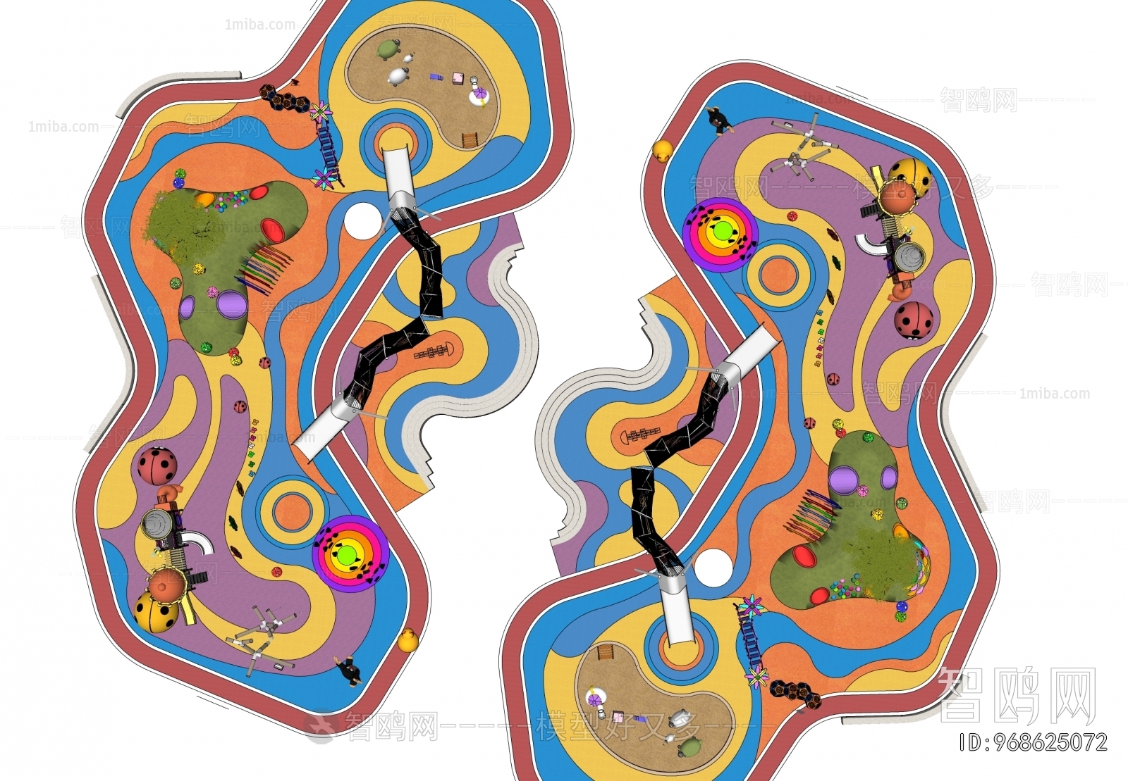 Modern Park Landscape