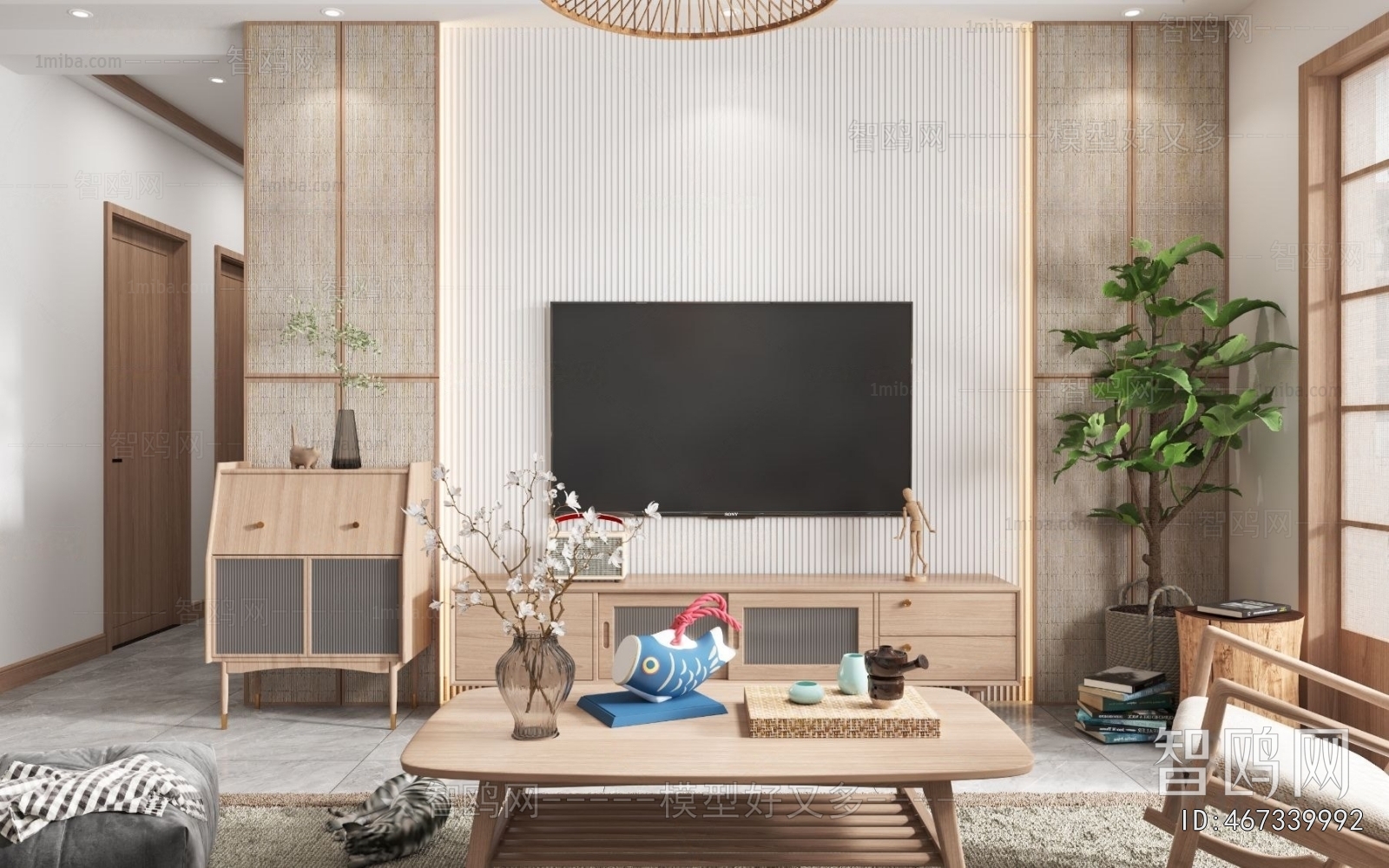 Japanese Style A Living Room