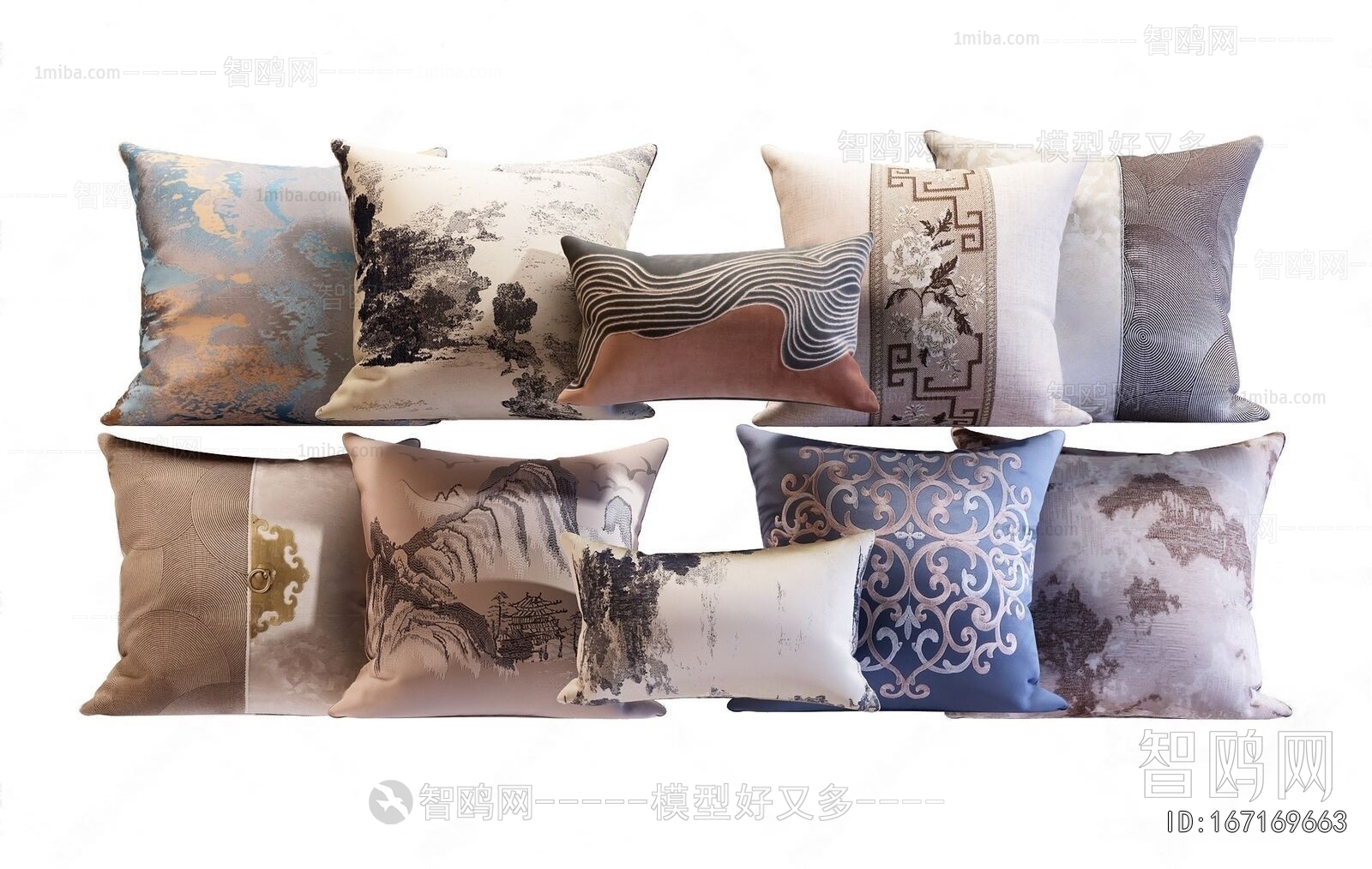 New Chinese Style Pillow