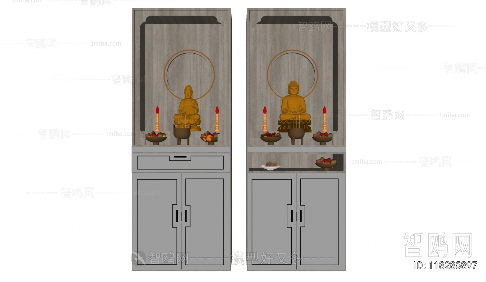 New Chinese Style Buddhist Niche