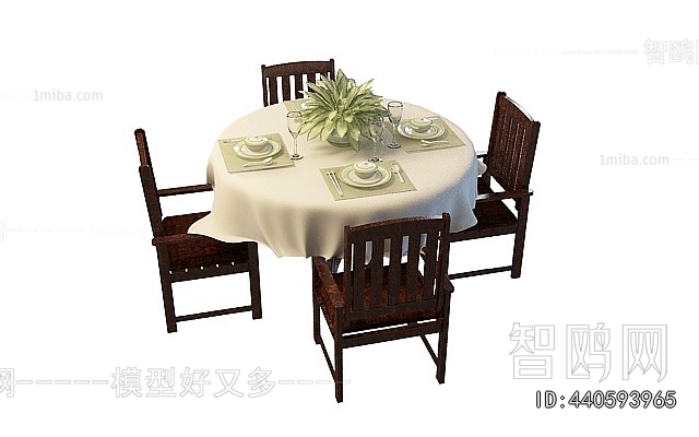 American Style Dining Table And Chairs
