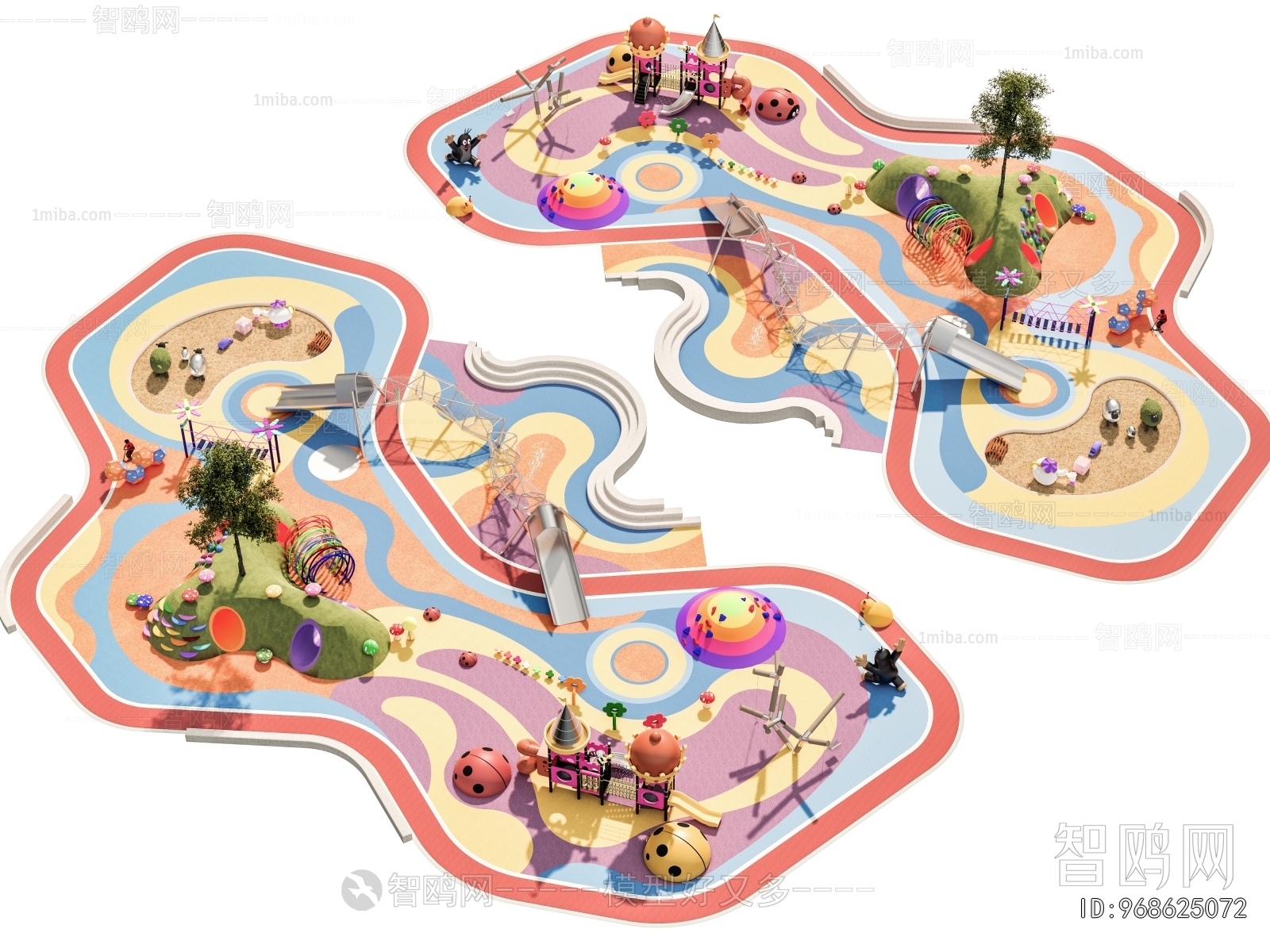 Modern Park Landscape