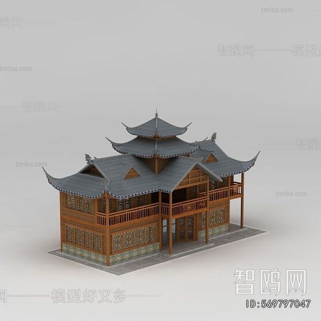 Chinese Style Ancient Architectural Buildings
