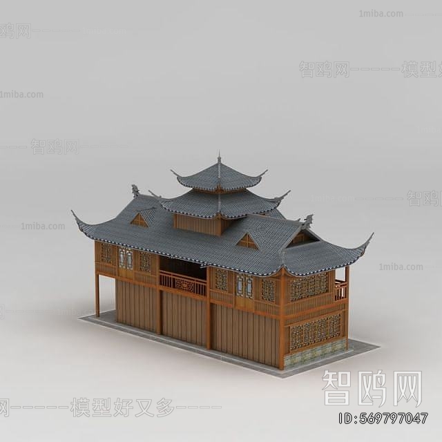 Chinese Style Ancient Architectural Buildings