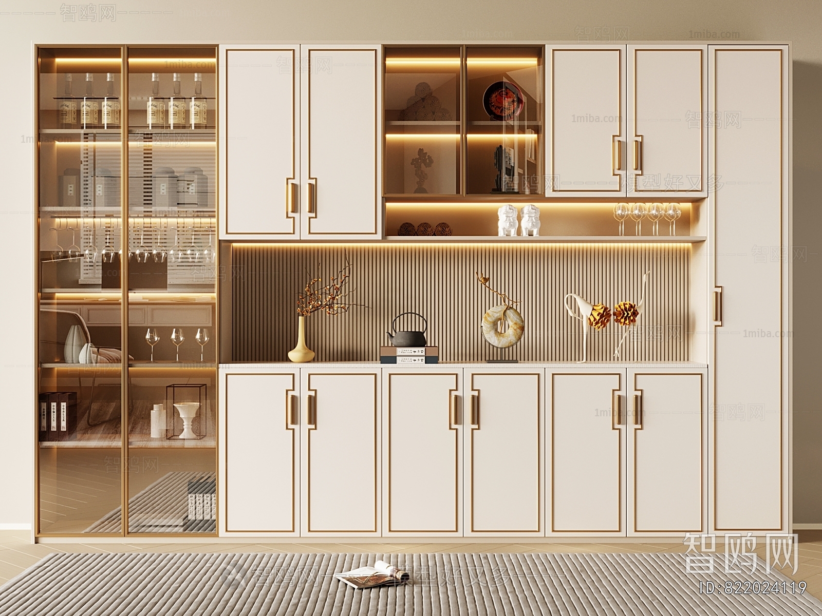 New Chinese Style Sideboard