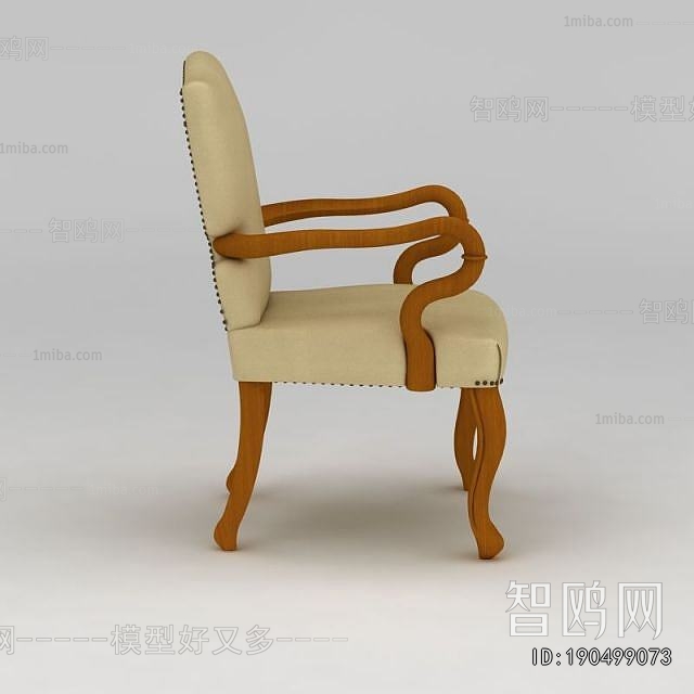Simple European Style Lounge Chair