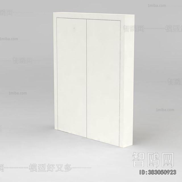 Simple European Style Double Door