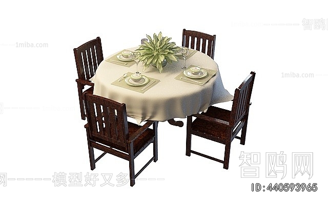 American Style Dining Table And Chairs