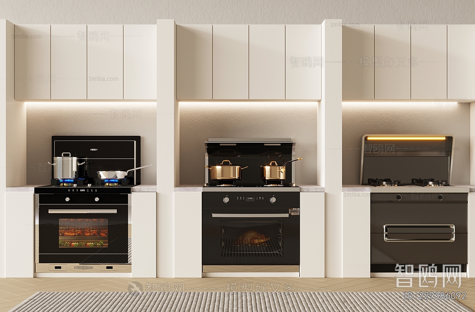 Modern Kitchen Electric Gas Range