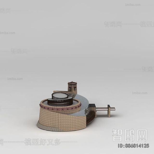 New Chinese Style Building Appearance