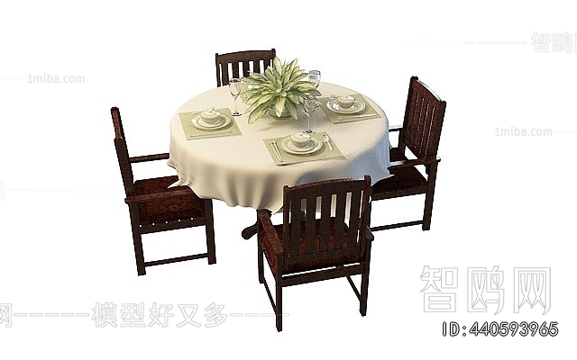 American Style Dining Table And Chairs