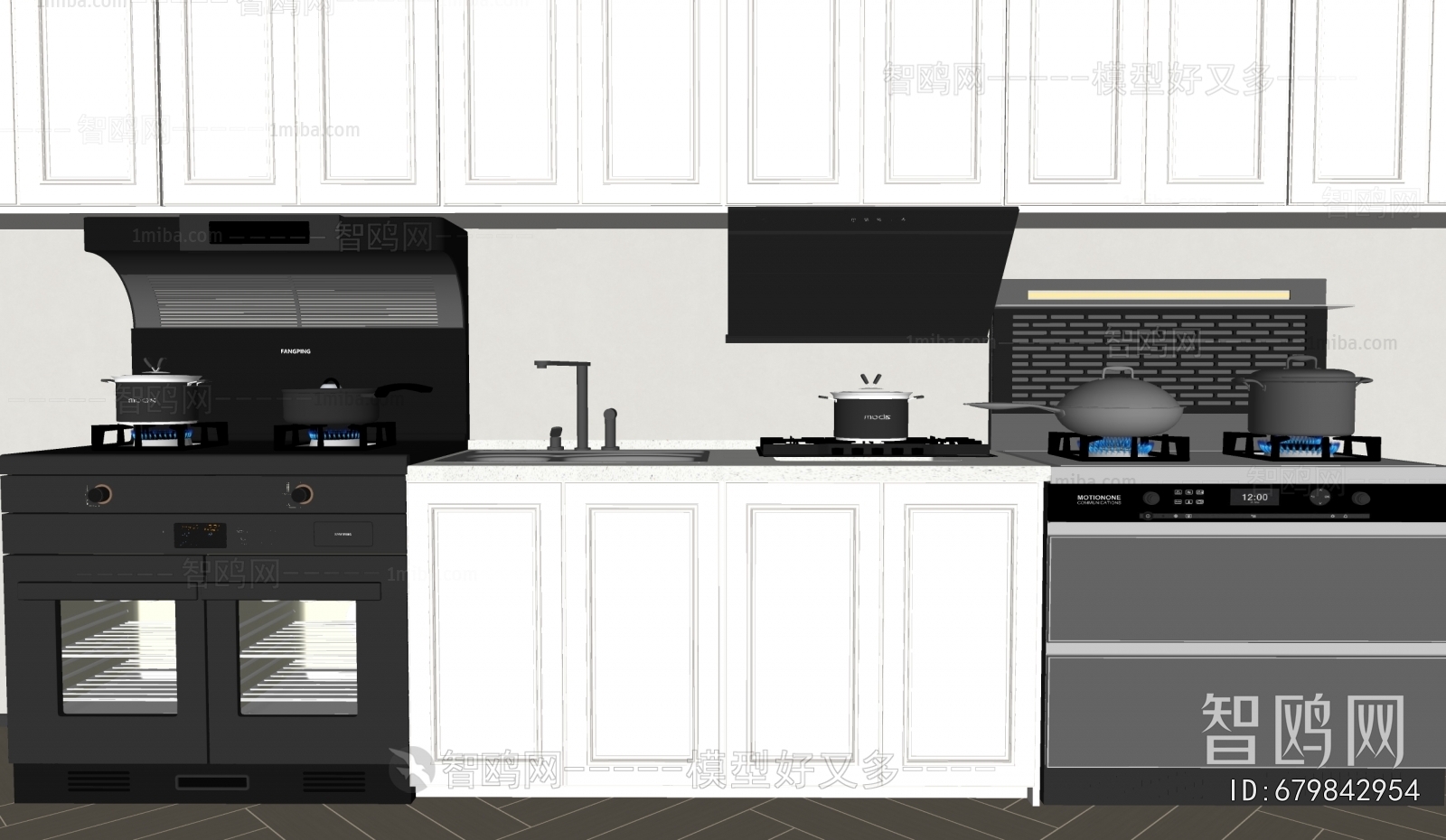 Modern Kitchen Electric Gas Range