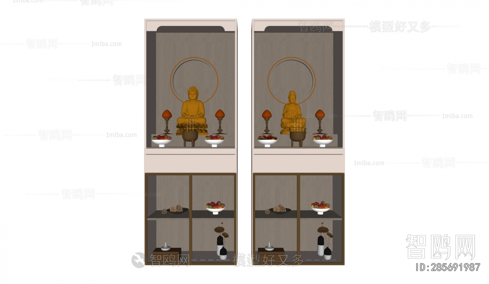 Modern Buddhist Niche