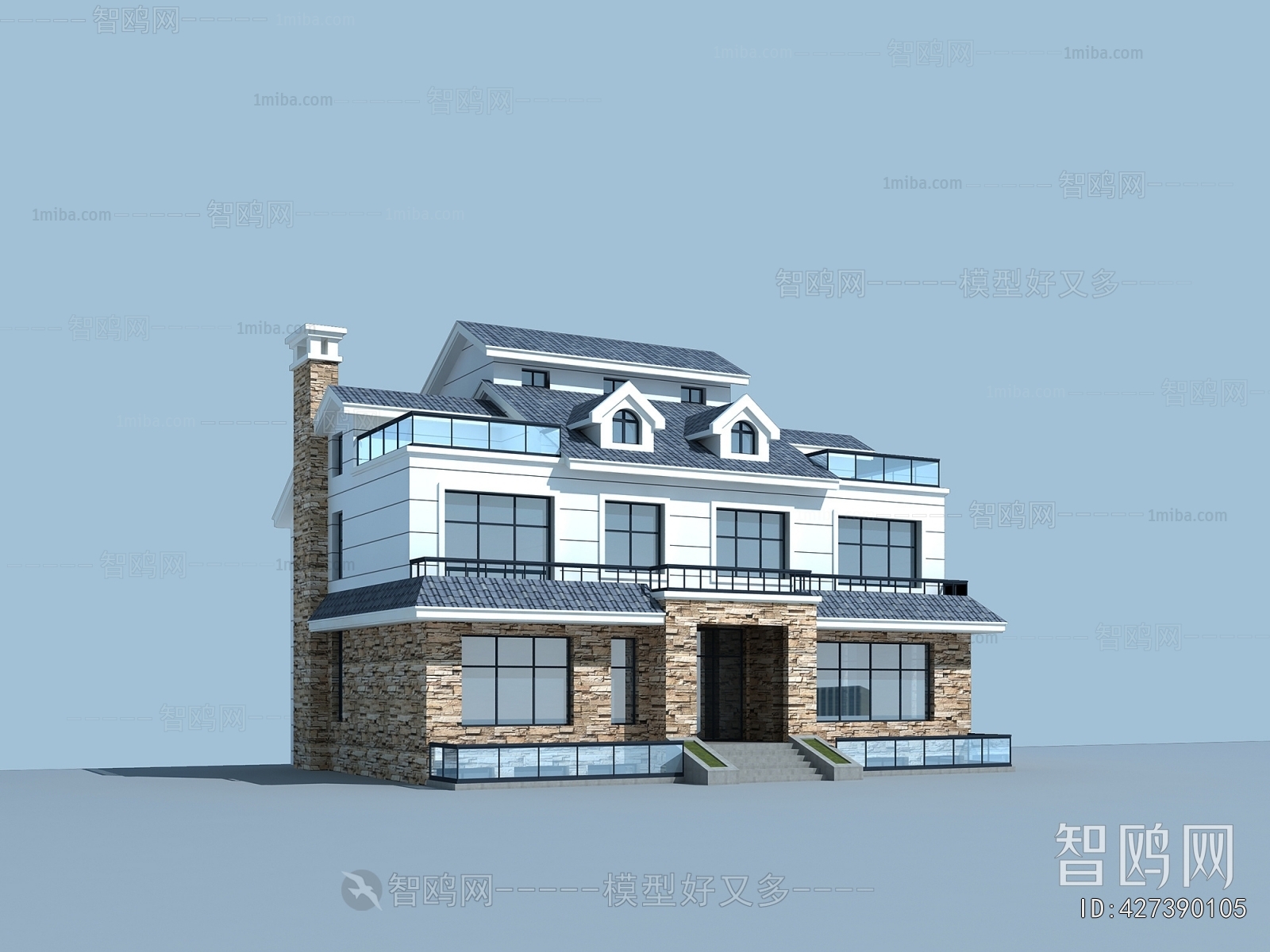 Simple European Style Detached Villa