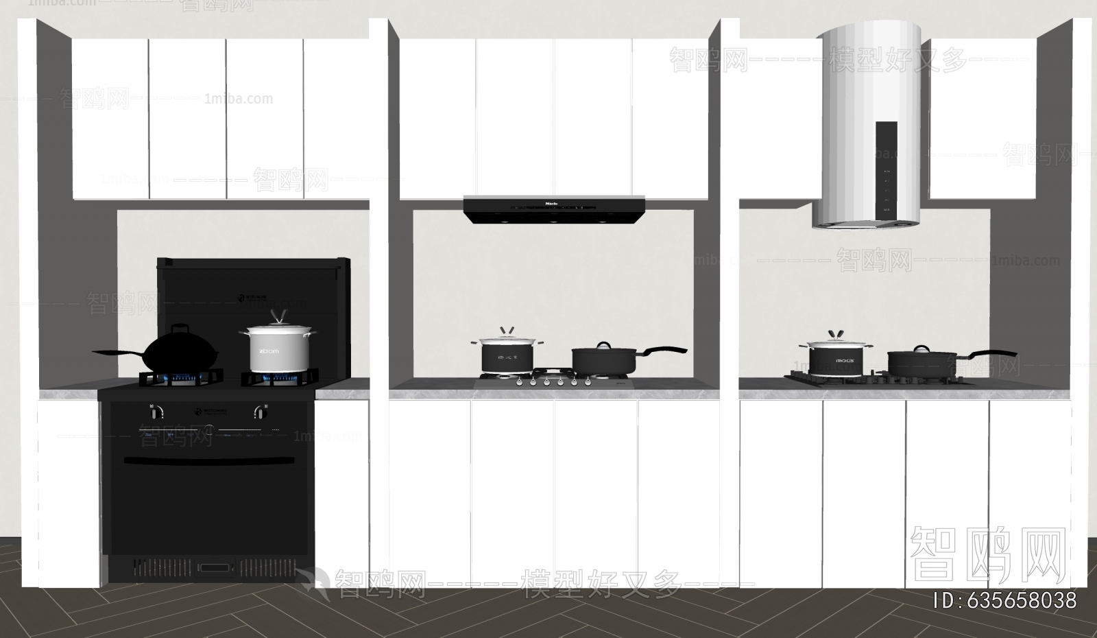 Modern Kitchen Electric Gas Range