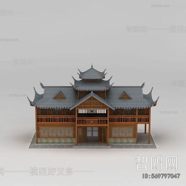 Chinese Style Ancient Architectural Buildings